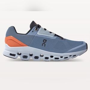On Running Cloudswift Men’s Running Shoe - Blue with Orange Accent